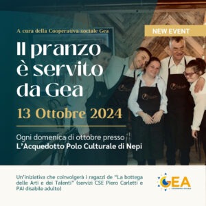 La locandina de "Il pranzo è servito da Gea"