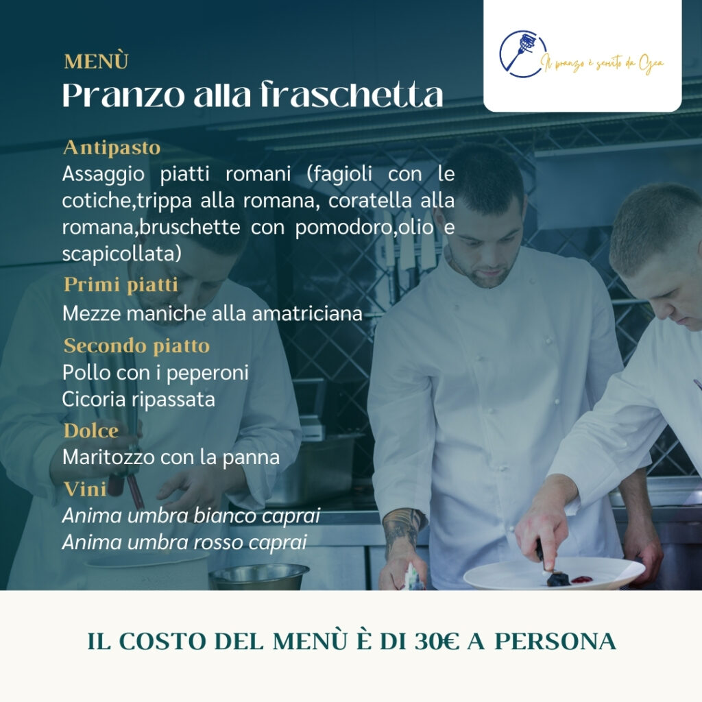 Il pranzo è servito da Gea - Il menù della terza domenica - 27 ottobre
